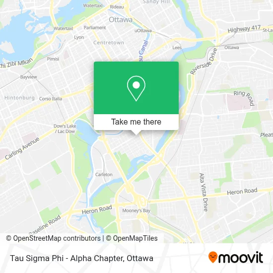 Tau Sigma Phi - Alpha Chapter map