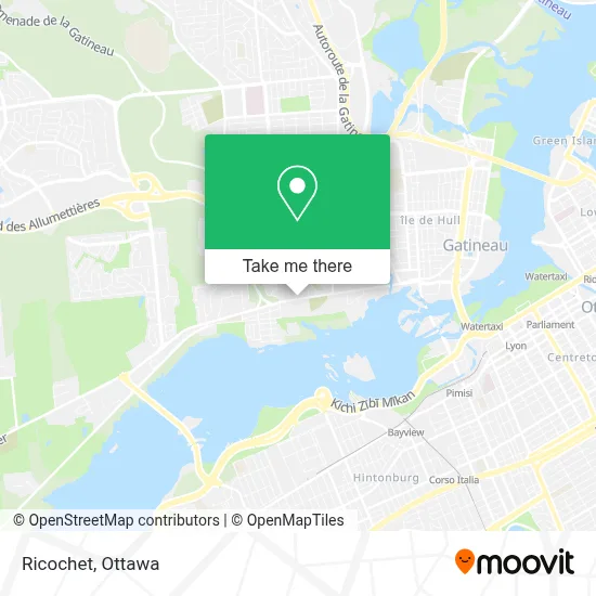 Ricochet map