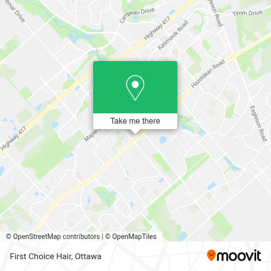 First Choice Hair map