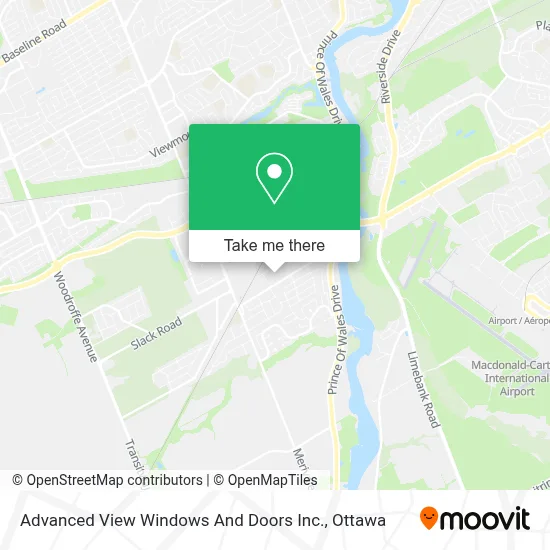 Advanced View Windows And Doors Inc. map