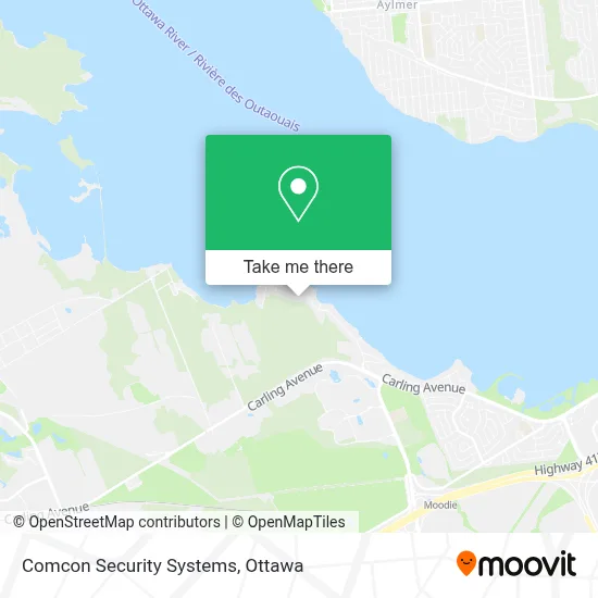 Comcon Security Systems map