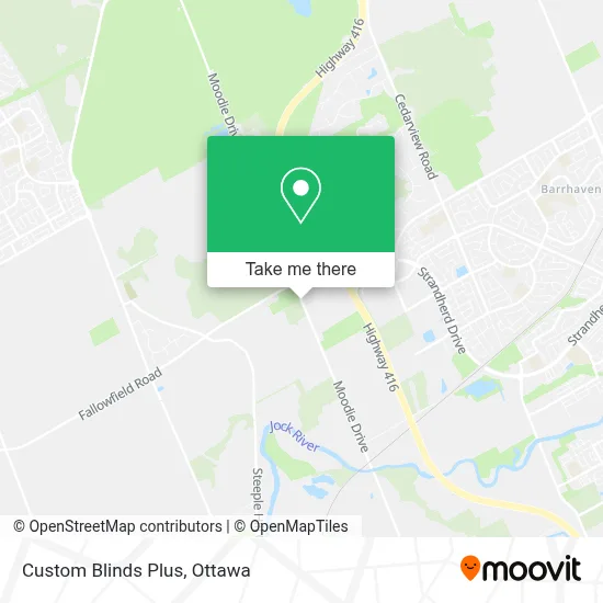 Custom Blinds Plus map