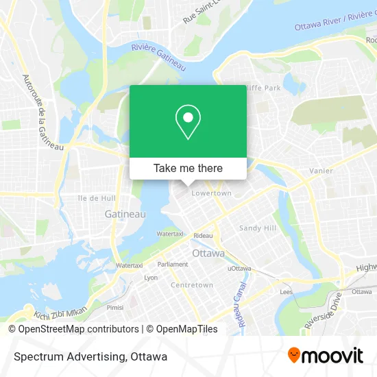 Spectrum Advertising map