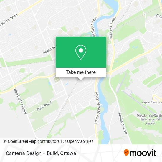 Canterra Design + Build map