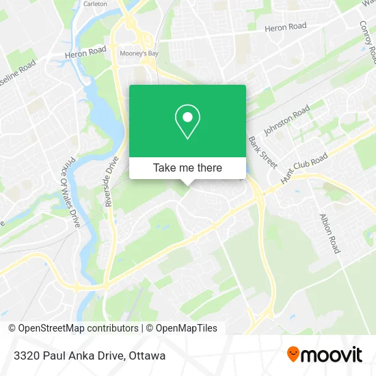 3320 Paul Anka Drive map