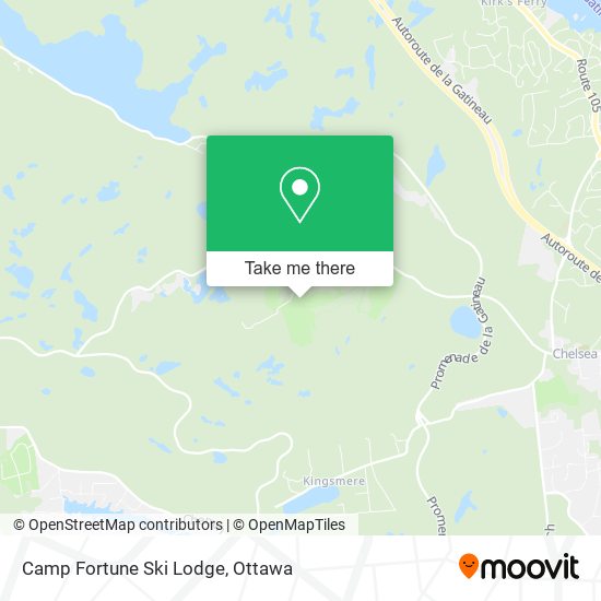 Camp Fortune Ski Lodge map