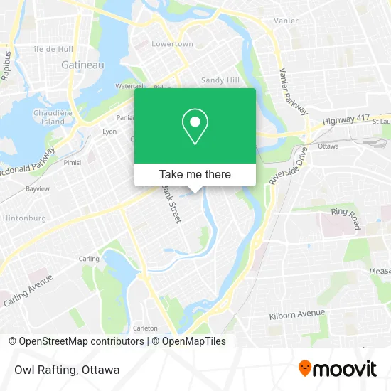 Owl Rafting map