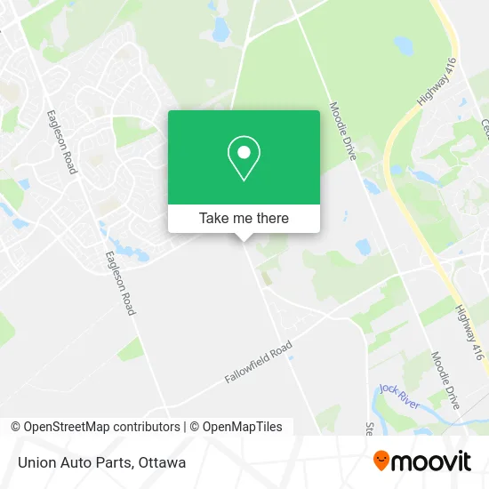 Union Auto Parts map