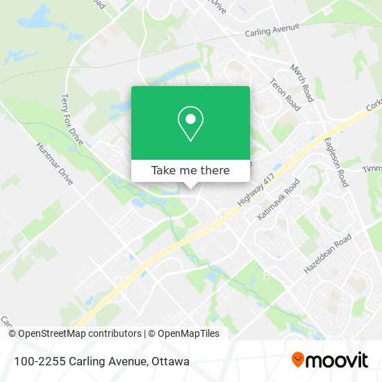 100-2255 Carling Avenue map