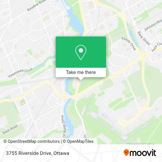 3755 Riverside Drive map