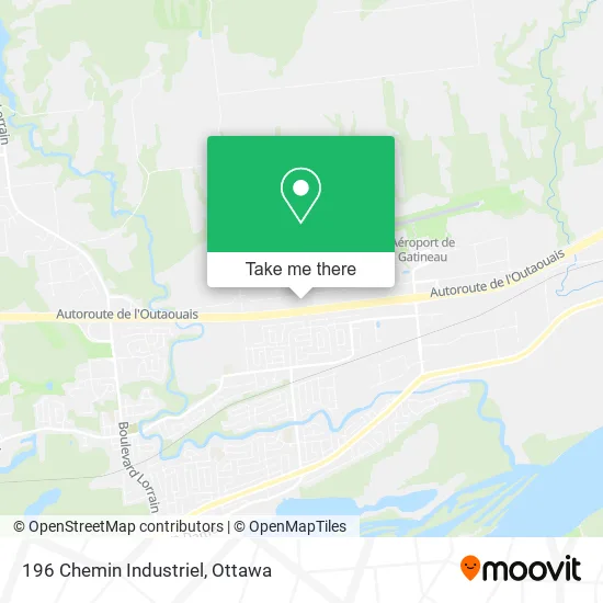 196 Chemin Industriel map