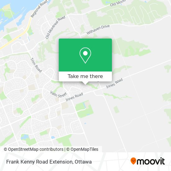 Frank Kenny Road Extension map