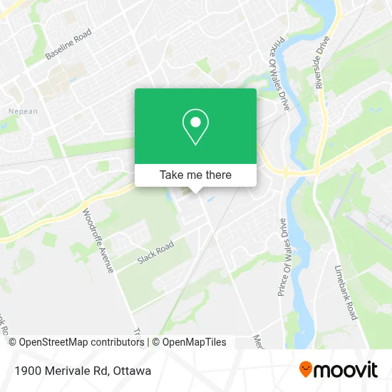 1900 Merivale Rd map