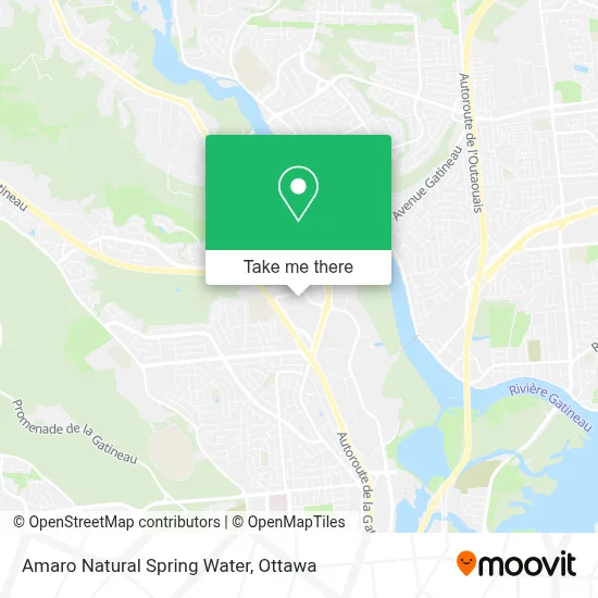 Amaro Natural Spring Water map