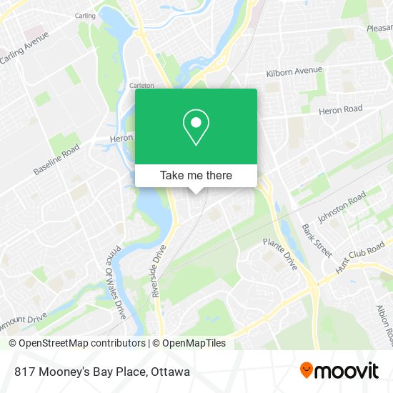 817 Mooney's Bay Place map