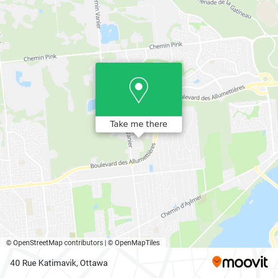 40 Rue Katimavik map