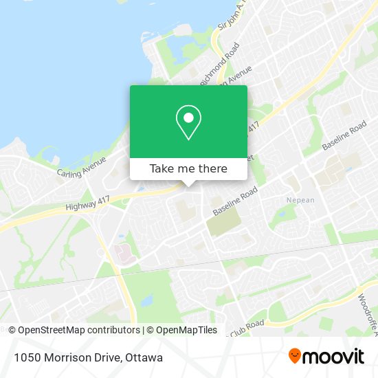 1050 Morrison Drive map