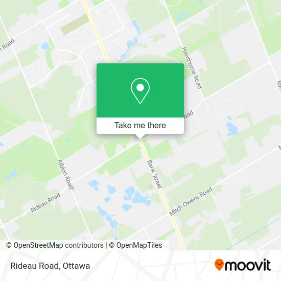 Rideau Road map