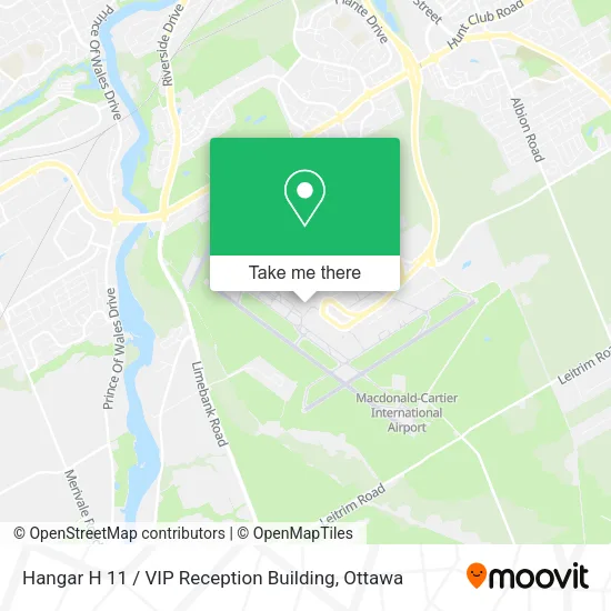 Hangar H 11 / VIP Reception Building map