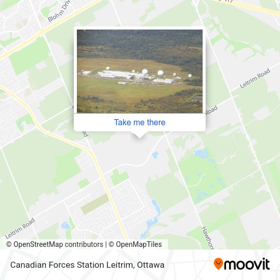 Canadian Forces Station Leitrim map