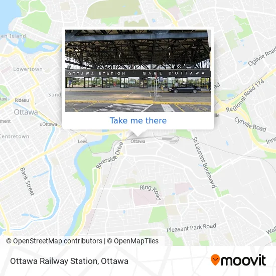 Ottawa Railway Station map