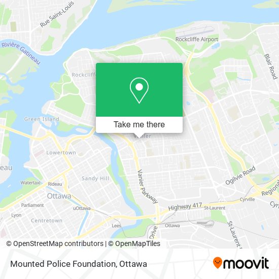 Mounted Police Foundation map