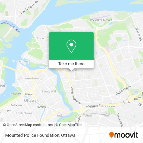Mounted Police Foundation map