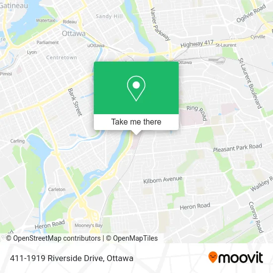 411-1919 Riverside Drive map