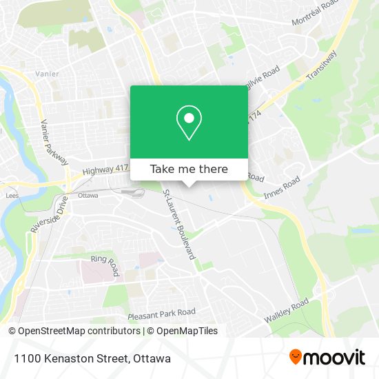 1100 Kenaston Street map