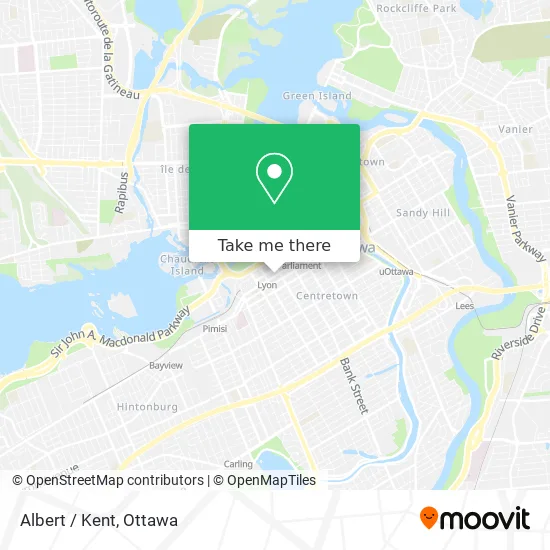Albert / Kent map