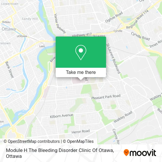 Module H The Bleeding Disorder Clinic Of Otawa map