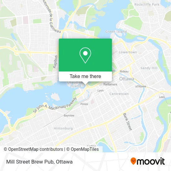 Mill Street Brew Pub map