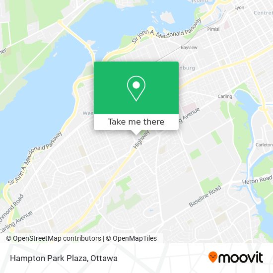 Hampton Park Plaza map