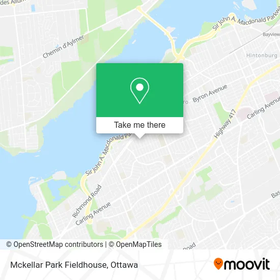 Mckellar Park Fieldhouse map