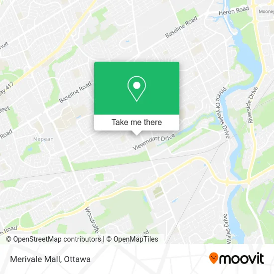 Merivale Mall map