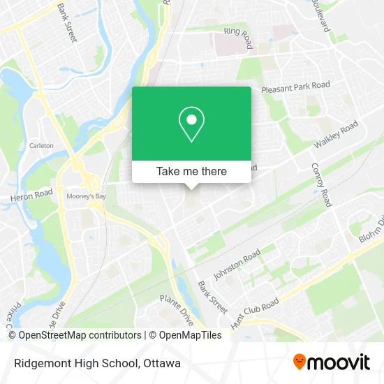 Ridgemont High School map