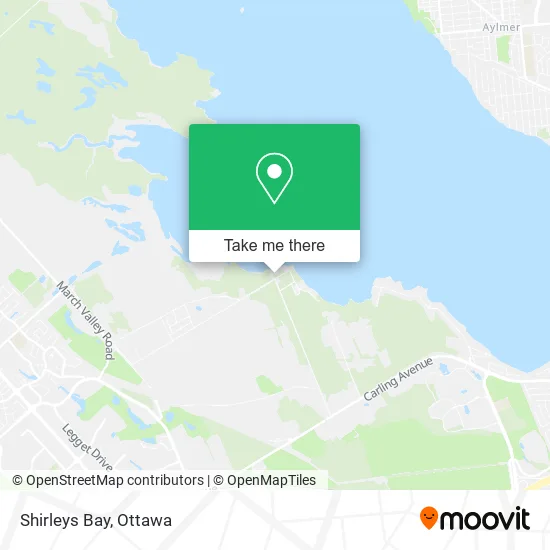 Shirleys Bay map