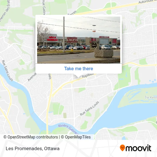 Les Promenades map