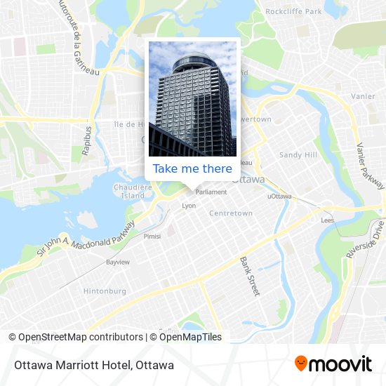 Ottawa Marriott Hotel plan