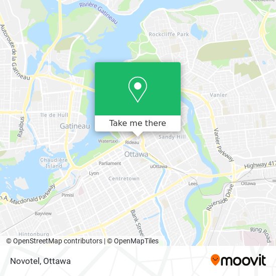 Novotel map