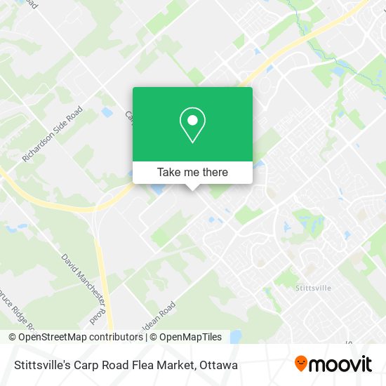 Stittsville's Carp Road Flea Market map