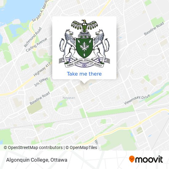 Algonquin College map