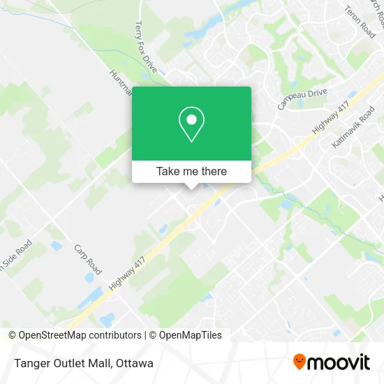 Tanger Outlet Mall map