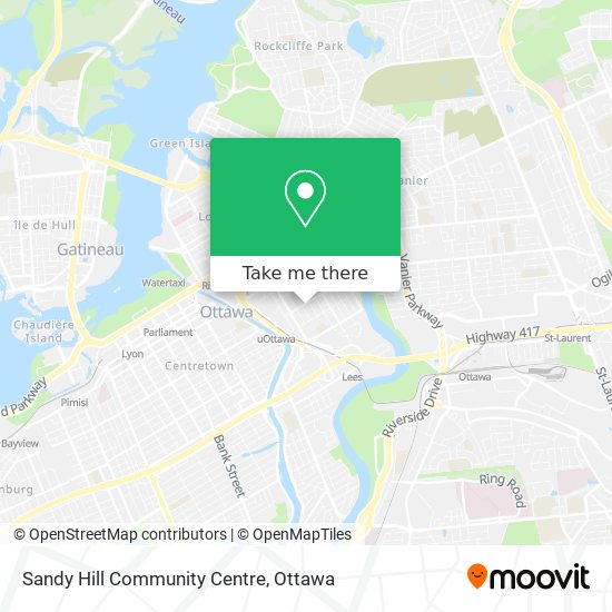 Sandy Hill Community Centre map