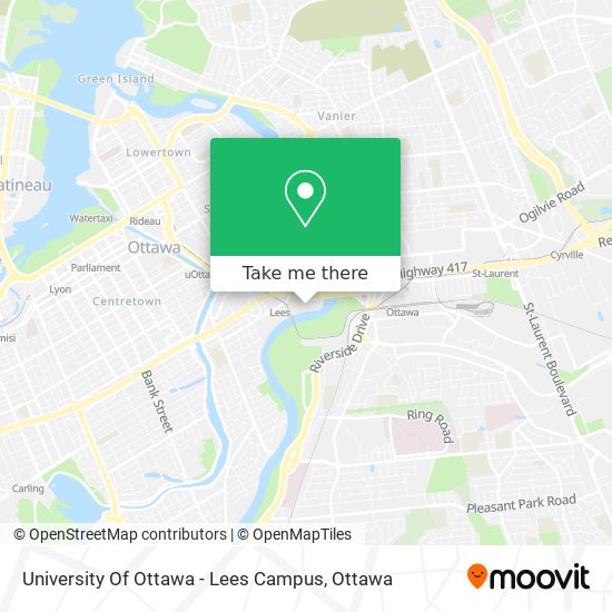 University Of Ottawa - Lees Campus plan