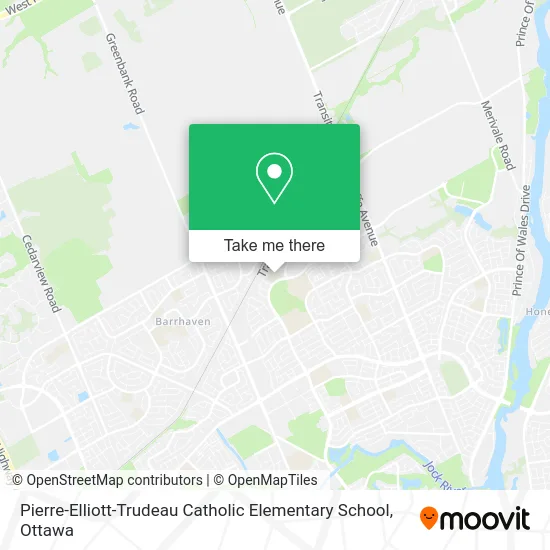 Pierre-Elliott-Trudeau Catholic Elementary School plan