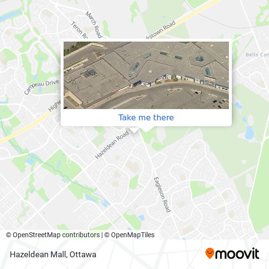 Hazeldean Mall map