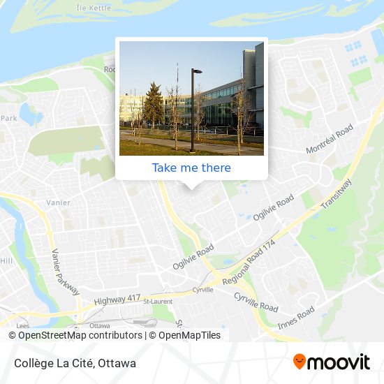 Collège La Cité map