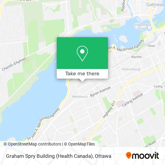 Graham Spry Building (Health Canada) map