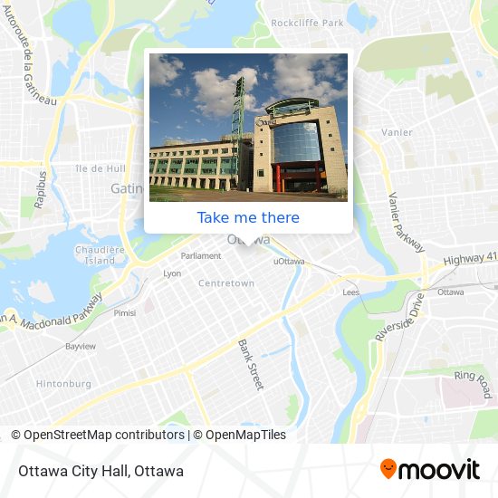 Ottawa City Hall map
